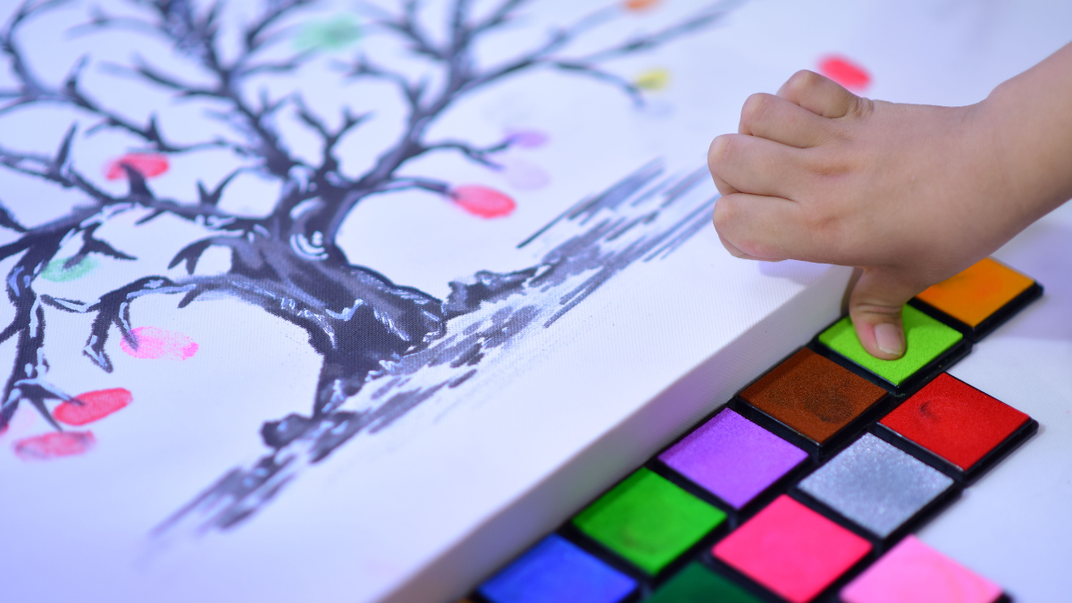Finger Painting Worksheets