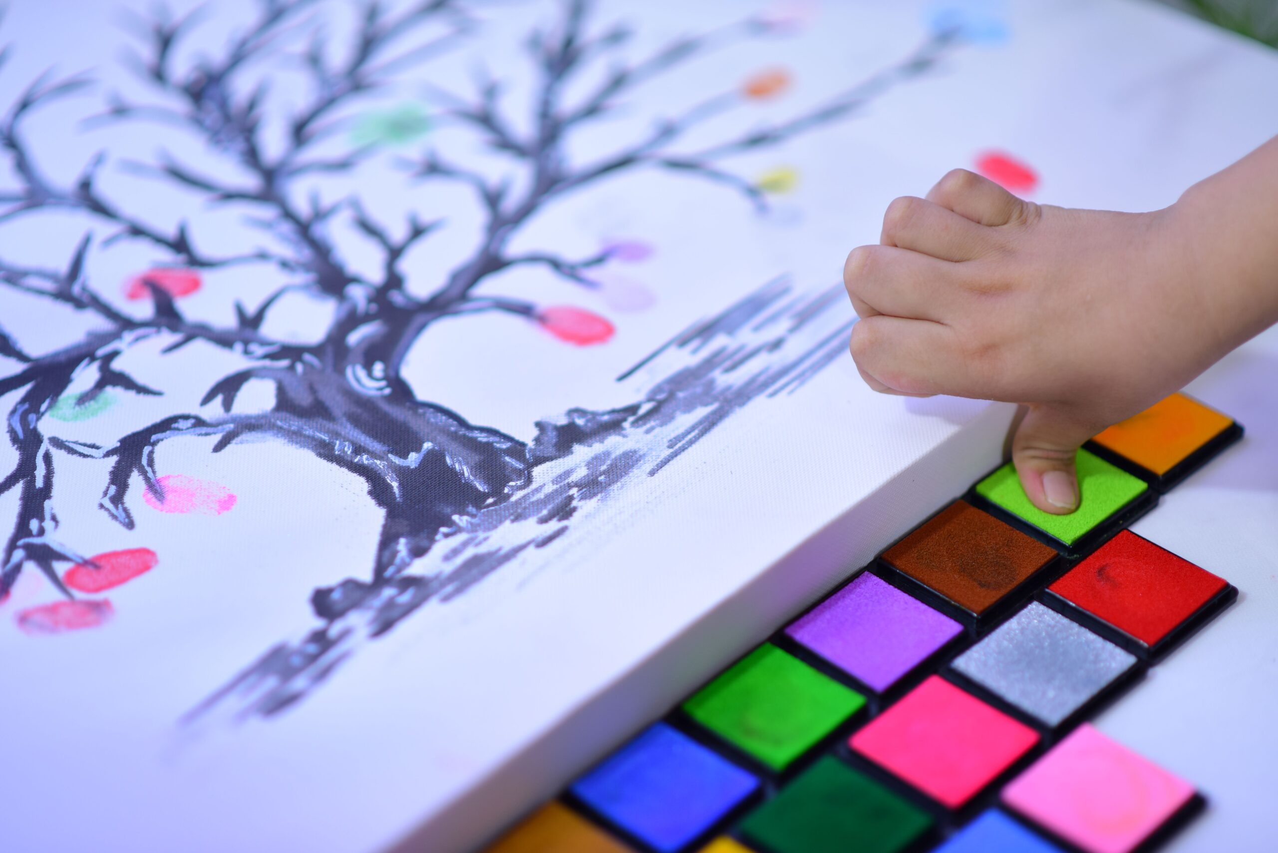 Finger Painting Worksheets