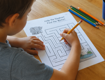 Animal Maze Worksheets