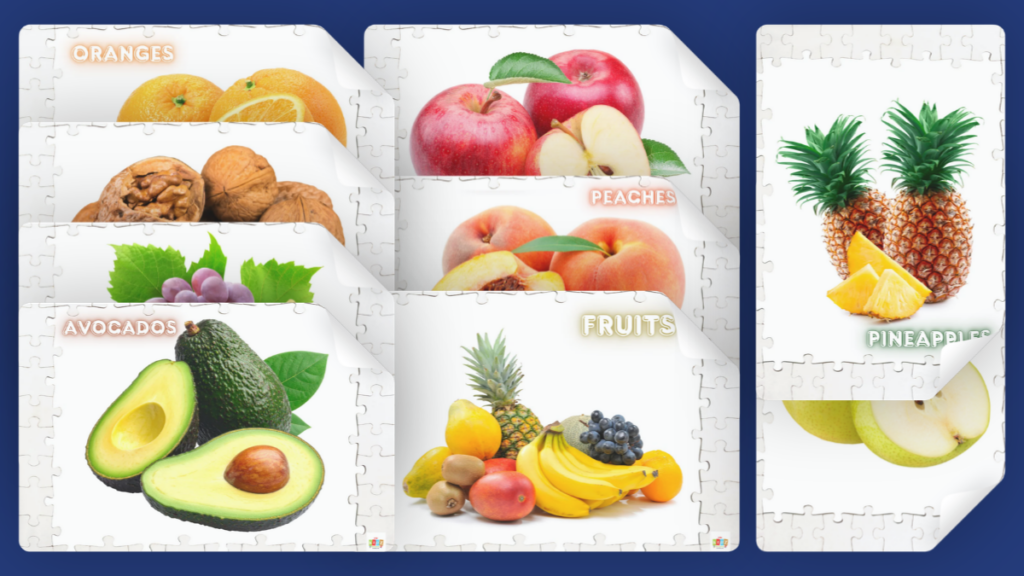 free printables fruit puzzles