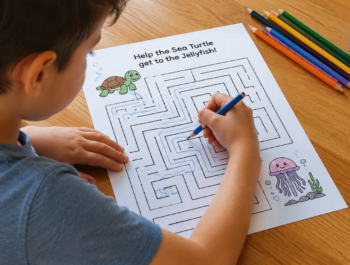 Water Animals Mazes